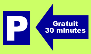 Stationnement à Guéret : parking 30 minutes gratuites