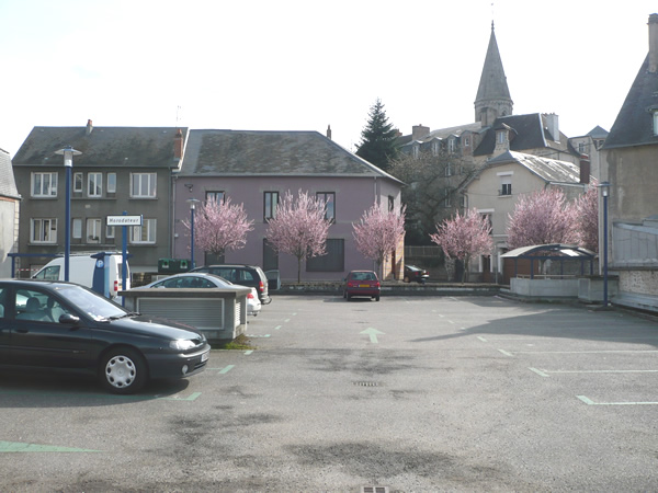 Parking Bras d’Argent, stationnement gratuit à Guéret
