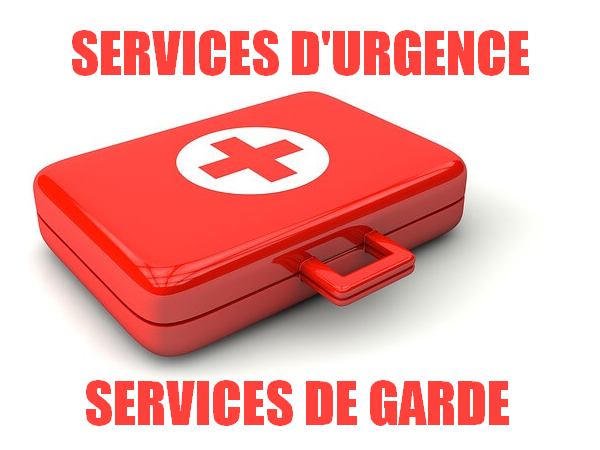 Services d'urgences et de garde