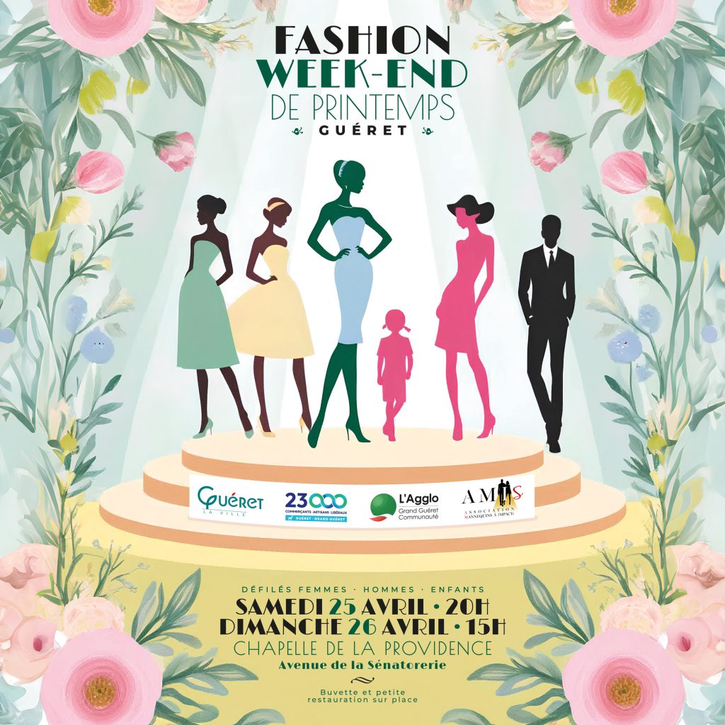 fashion week-end de printemps à Guéret bannière