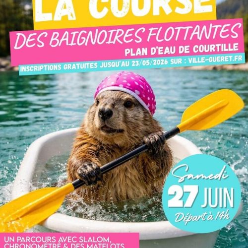La course des baignoires flottantes