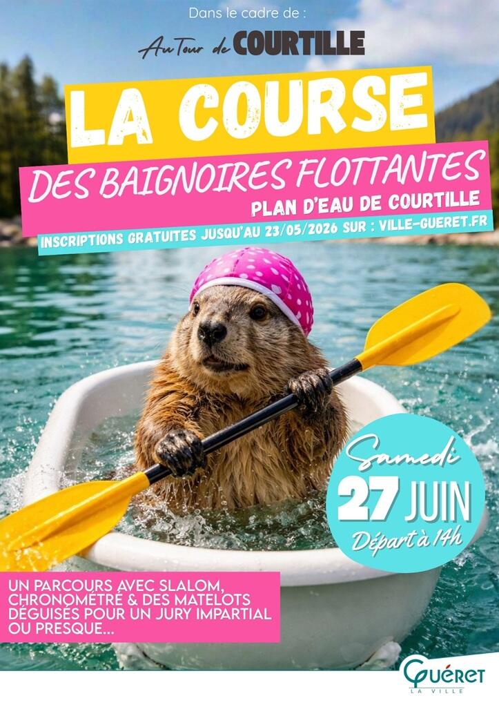 course de baignires flottantes