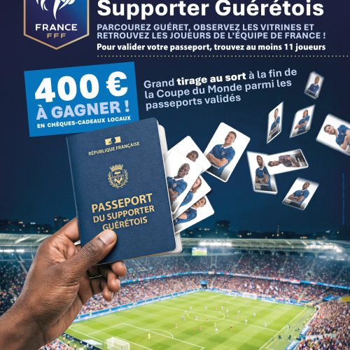 Le jeu du passeport de supporter Guérétois