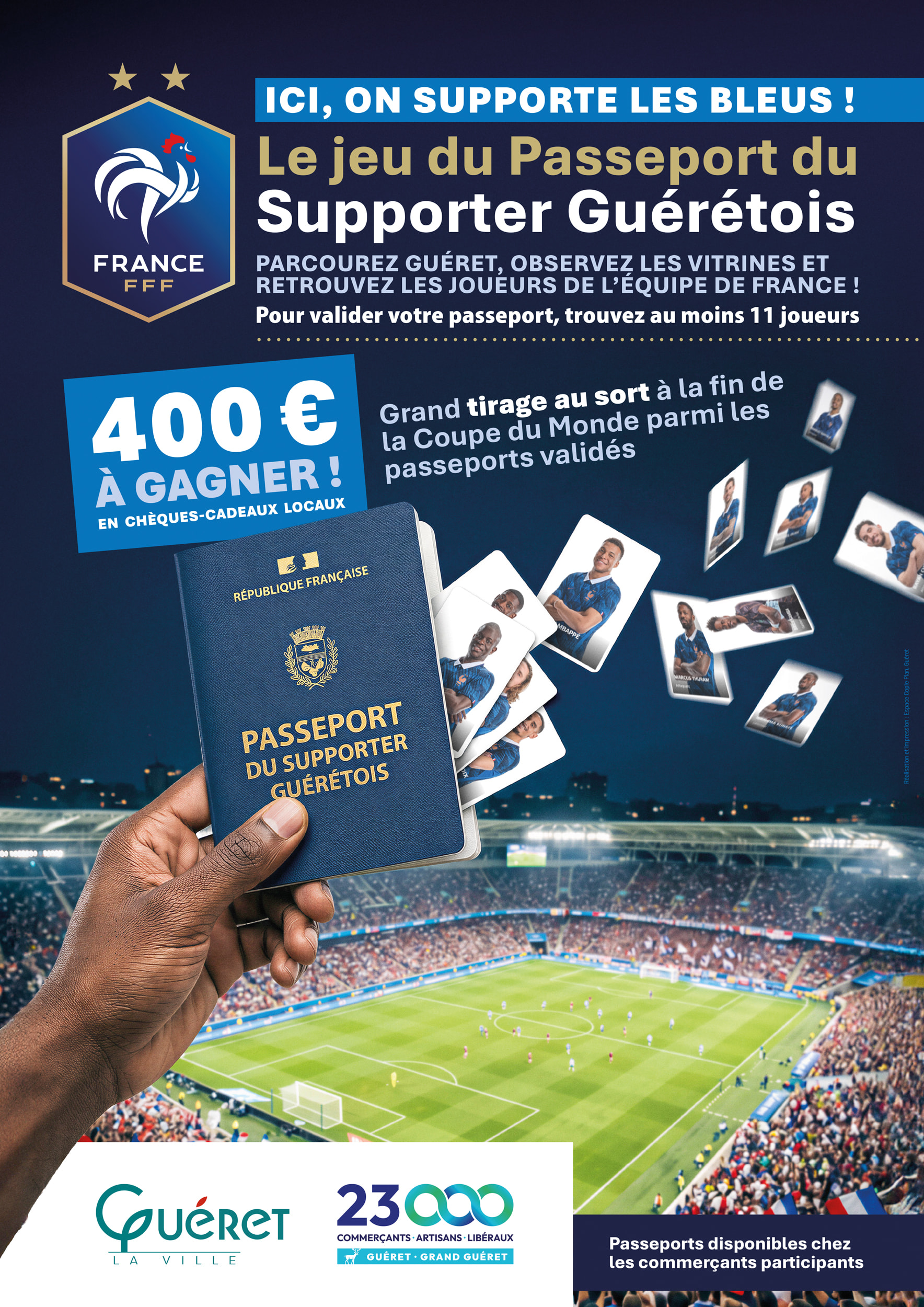 jeu du passeport de supporter guérétois