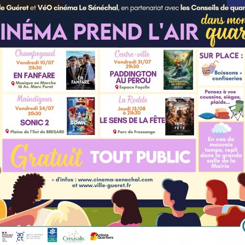 Le cinéma prend l&rsquo;air dans mon quartier 2026